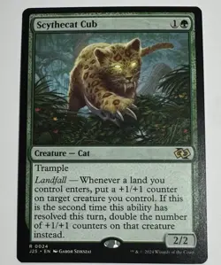 Scythecat Cub #24 Foundations Jumpstart J25 Magic The Gathering - Image 1