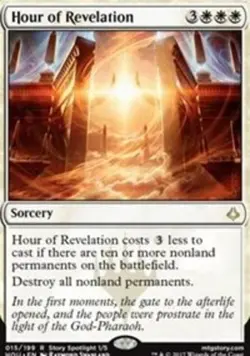 Hour of Revelation Light Play, English Magic the Gathering MTG Hour of Devastati - Image 1
