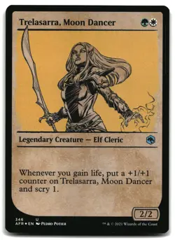MTG Trelasarra, Moon Dancer (Showcase) FOIL U Adventures in the Forgotten Realms - Image 1
