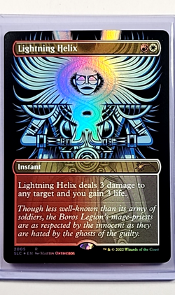 MTG Magic the Gathering Secret Lair 30th Countdown Foil #2005 Lightning Helix - Image 1