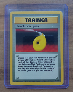 Devolution Spray 72/102, Rare, Base set, Unlimited, Trainer, Pokemon Card - Image 1