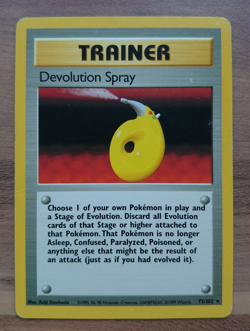 Devolution Spray 72/102, Rare, Base set, Unlimited, Trainer, Pokemon Card - Image 5