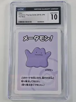 CGC Gem Mint 10 - Ditto - Pokemon - Japanese - Old Maid - 2019 - Image 1