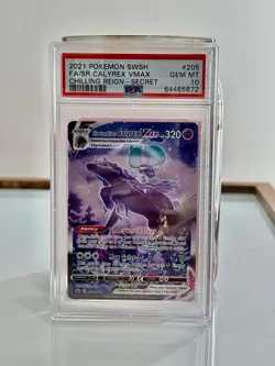 Calyrex VMAX 205/198 - Pokemon SWSH Chilling Reign PSA 10 Secret Rare - Image 1