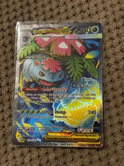 Pokemon TCG Mega-Venusaur-EX Full Art Ultra Rare 155/132 English Mega Evolution - Image 1