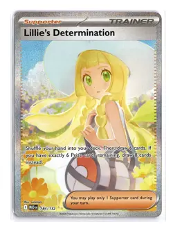 Pokemon TCG Lillie’s Determination Mega Evolution 184/132 SIR English - Image 1