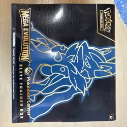 Pokemon ME01 Mega Evolution Pokemon Center Elite Trainer Box Mega Lucario PC ETB - Image 1