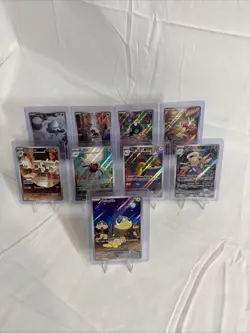 Pokemon TCG Mega Evolution Illustration Rare Lot Of 9 - Image 1
