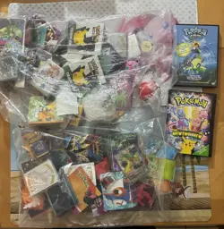 Vintage & Modern Pokemon Accessories Fire Coins Binders Toys Etc Charizard - Image 1