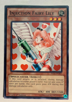 Yugioh YS14-EN004 Injection Fairy Lily, 1st Edition - Image 1