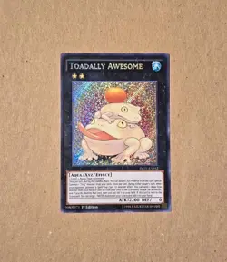 Yugioh Toadally Awesome INOV-EN052 Secret Rare 1st Ed NM - Image 1