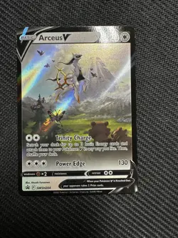 Arceus v SWSH204 Sword & Shield Promo Holo Pokemon TCG Card 2022 - Image 1