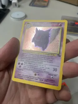 Pokemon TCG Gengar Holo Rare Card 5/62 Fossil Vintage HP-MP - Image 2