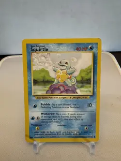 SQUIRTLE - 63/102 - Base Set - Pokemon Card - PL - Image 1