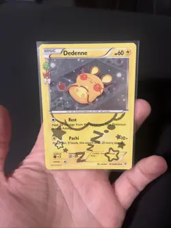 Pokemon Dedenne RC10/RC32 Generations Holo TCG Card Radiant Collection - Image 3