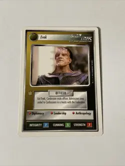 Star Trek CCG Personnel Non-Aligned Evek Card - Image 1