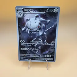Pokemon Mega Evolution Steelix 150/132 Illustration Rare Card NM - Image 1