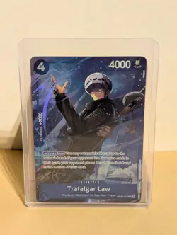 One Piece Card Game: Trafalgar Law Card Rare HQ Proxy Custom OP07-047 - Image 1