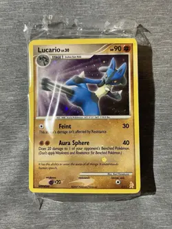 Lucario 3/11 DP Trainer Kit Half Deck Holo Rare Pokemon Card SEALED Mint - Image 1