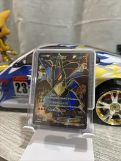 Pokemon TCG Lucario EX Ultra Rare Full Art Holo Card 107/111 XY-Furious Fists - Image 1
