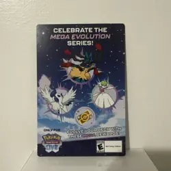 Mega Evolutions Pokemon TCG LIVE Code Card NEW 1000 Credits & 8 Ultra Rare Cards - Image 1