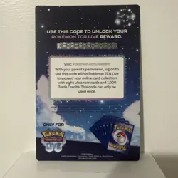 Mega Evolutions Pokemon TCG LIVE Code Card NEW 1000 Credits & 8 Ultra Rare Cards - Image 2