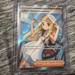 Pokemon TCG Mega Evolution Lillie’s Determination Full Art Trainer Card 169/132 - Image 1