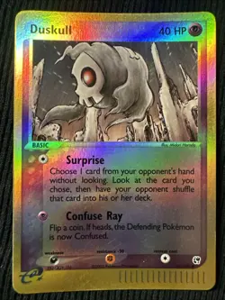 2003 Duskull 61/100 Sandstorm Pokemon Card Reverse Holo Rare - Image 1