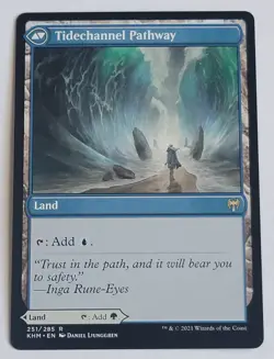 Tidechannel Pathway || Barkchannel Pathway - Kaldheim - NM - 254 - MTG - Image 1