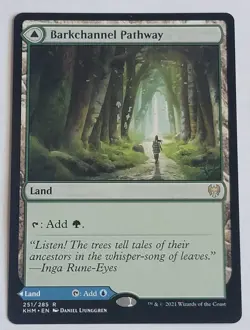 Tidechannel Pathway || Barkchannel Pathway - Kaldheim - NM - 254 - MTG - Image 2