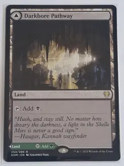 Darkbore Pathway || Slitherbore Pathway - Kaldheim - NM - 254 - MTG - Image 1
