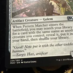 MTG Magic the Gathering Pattern Matcher (234/357) Core Set 2020 LP - Image 2