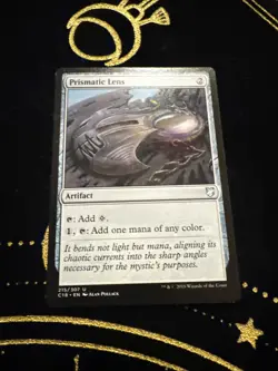 MTG Magic the Gathering Prismatic Lens (215/334) Commander 2018 LP - Image 1