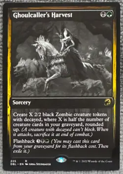 Ghoulcaller's Harvest Innistrad: Double Feature Regular 225 Rare MTG - Image 1