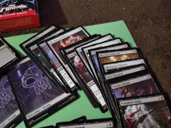 52 MtG Marvel's Spider-Man Lot of Black Commons, Basic Land, Full Art, Artifacts - Image 3