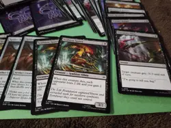 52 MtG Marvel's Spider-Man Lot of Black Commons, Basic Land, Full Art, Artifacts - Image 4