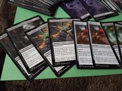 52 MtG Marvel's Spider-Man Lot of Black Commons, Basic Land, Full Art, Artifacts - Image 5