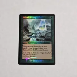 Sylvan Scrying Time Spiral Remastered Foil Retro Frame MTG - Image 1