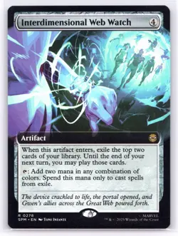 Interdimensional Web Watch (Extended Art) MTG Marvel's Spider-Man (SPM) - Image 1