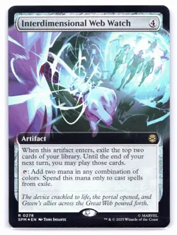 Interdimensional Web Watch (Extended Art) MTG Marvel's Spider-Man Foil - Image 1