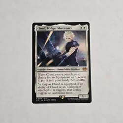 MTG Cloud, Midgar Mercenary Final Fantasy Regular Card - Image 1