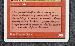 Wall of Stone Light Play, English Magic the Gathering MTG 5th Edition..(DS3D1K9) - Image 5