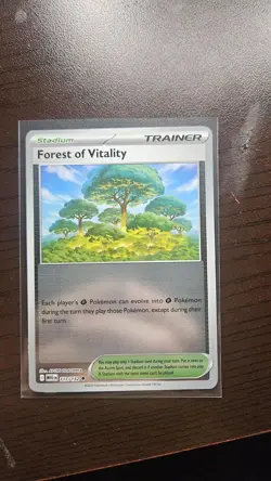 Forest Of Vitality 117/132 Pokemon Tcg Reverse Holo Foil Mega Evolution - Image 1
