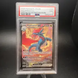 2025 POKEMON JTG EN - JOURNEY TOGETHER SALAMENCE EX #187 SIR PSA MINT 9 - Image 1