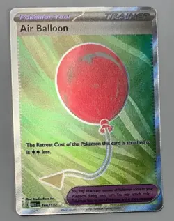 Pokemon AIR BALLOON 166/132 - Mega Evolution - RARE FULL ART - MINT - Image 1
