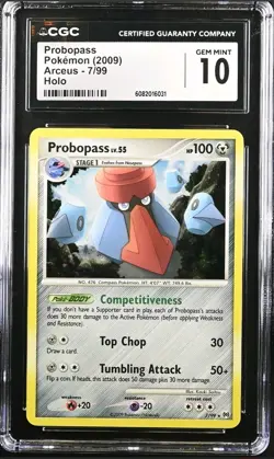 Probopass 7/99 Platinum Arceus Pokemon Holo CGC 10 GEM MINT - Image 1