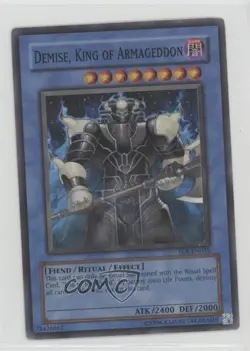 Demise King of Armageddon Unlimited YuGiOh Shadow Infinity #SOI-EN035 2006 READ - Image 1
