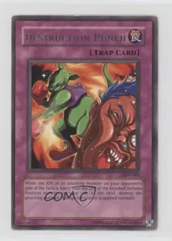 Destruction Punch Unlimited YuGiOh Labyrinth of Nightmare #LON-085 2003 - Image 1