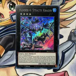 Yugioh Number 4: Stealth Kragen BROL-EN030 Secret Rare 1st Ed NM 🥶 - Image 1