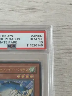 PSA 10 Crystal Beast Sapphire Pegasus Ultimate Rare YuGiOh Relief Card - Image 3